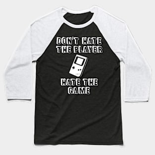 1980's Series Don't Hate The Player Hate The Game Baseball T-Shirt